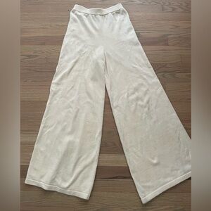STAUD knit wide leg pants